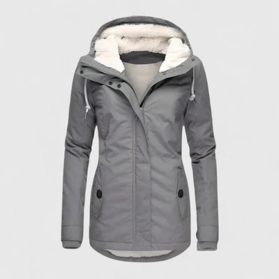 Seravia | Warm Fleece-Lined Jacket With Hood