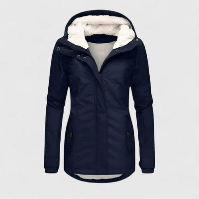 Seravia | Warm Fleece-Lined Jacket With Hood
